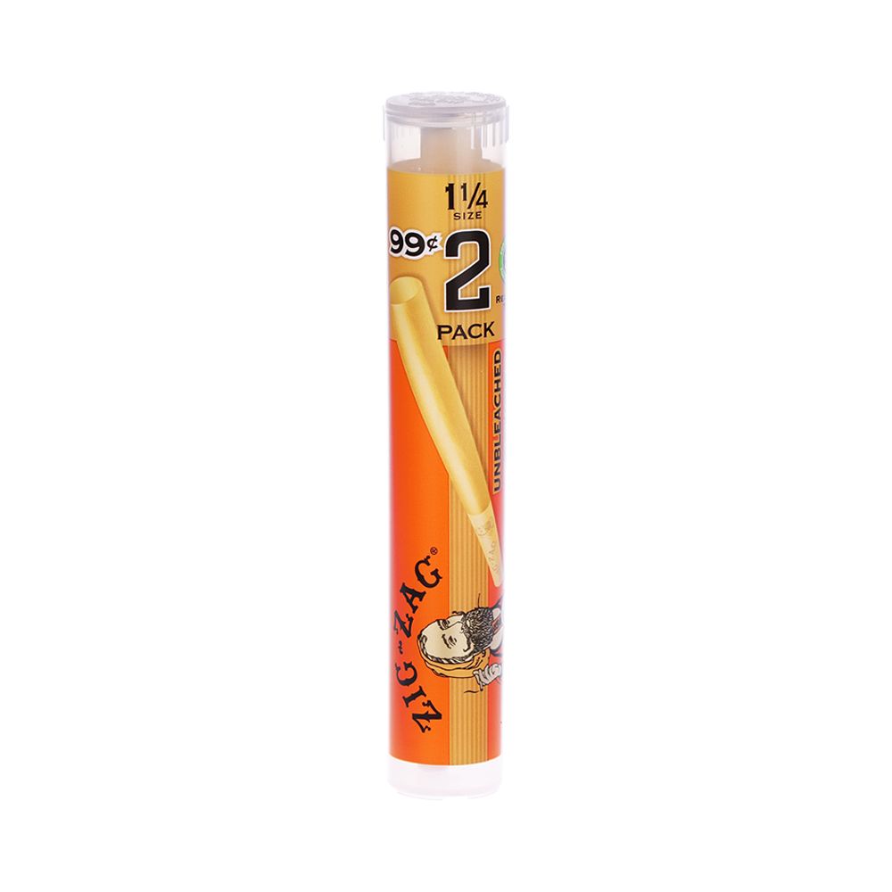 24CT Display - Zig Zag Pre-Priced Unbleached Cones - 1 1/4 / 2pc