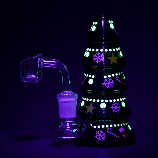 Jolly Holiday Tree Glass Rig - 5" / 14mm F