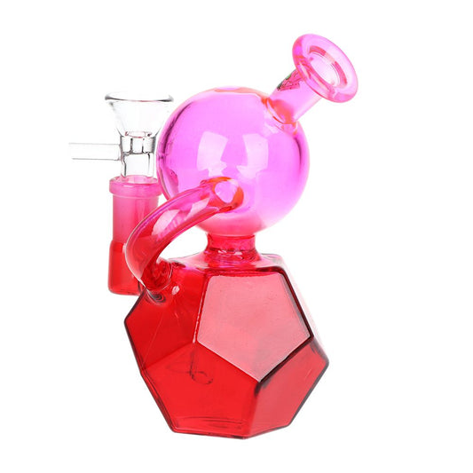 SeshGear Quantum Recycler Glass Water Pipe - 5.5" / 14mm F / Assorted Colors 3ct