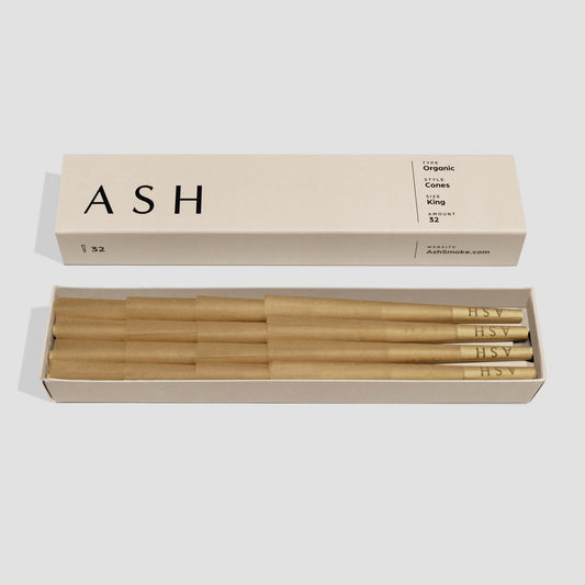 Pre-rolled Cones | Organic | 32 count | Box ASH