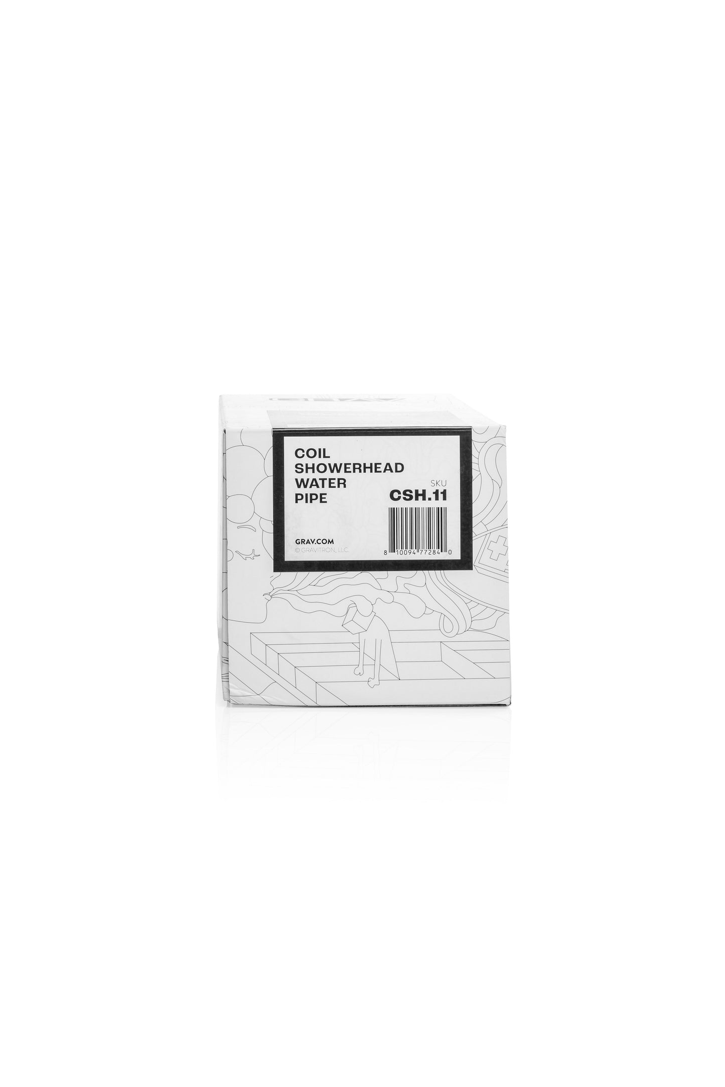 GRAV® Smoke Coil Shower Head Water Pipe