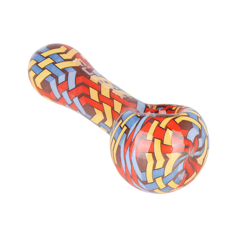 Pulsar Inside Print Glass Spoon Pipe | 4.75"