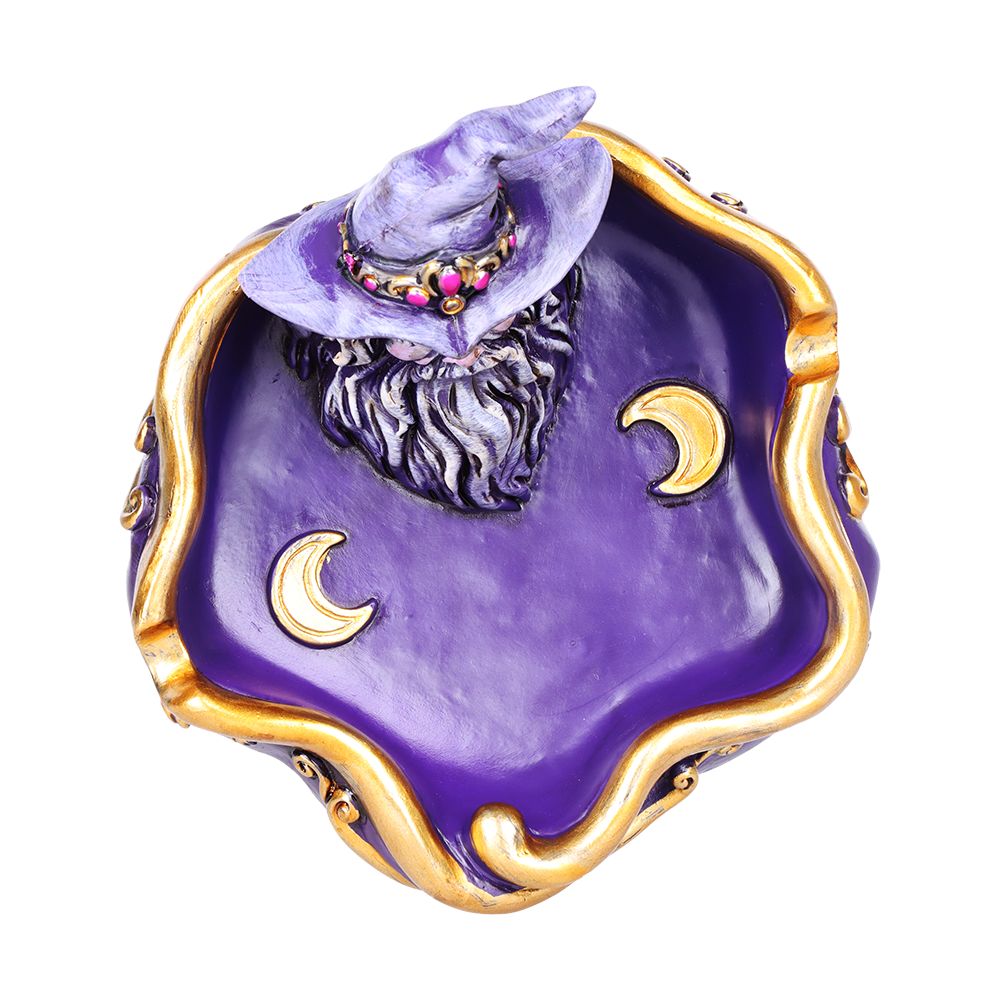 Moon Wizard Polyresin Ashtray - 5" x 4.8"