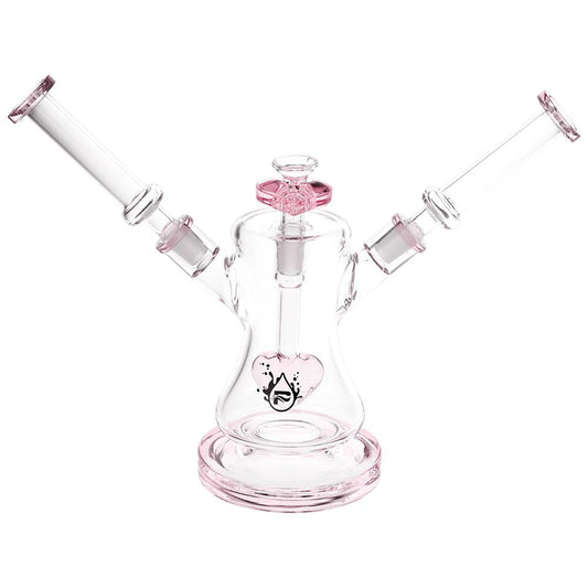 Pulsar Date Night: Part 2 Dual Neck Glass Water Pipe | 8.5" | 14mm F
