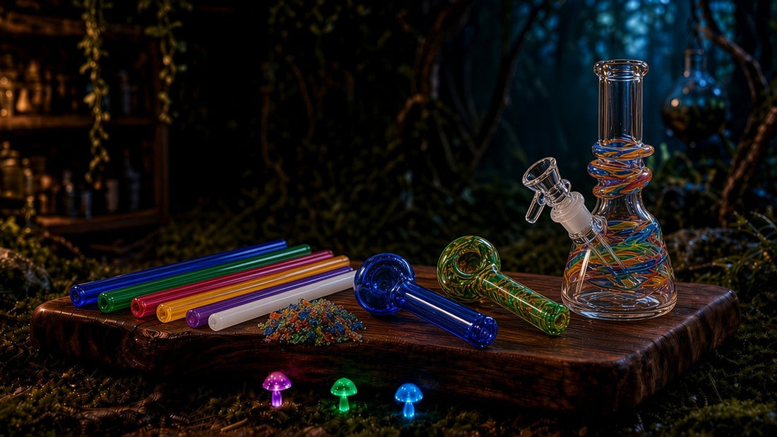 Glass Colors Explained: How Borosilicate Pipes and Bongs Get Their Magical Hues 🌈🔮