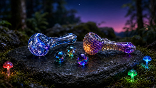 Fumed Glass and Dichroic Glass Explained: The Magic Behind Color-Changing Pipes 🌈✨