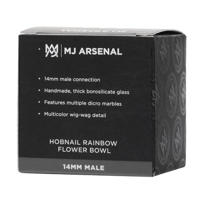 MJ Arsenal Hobnail Rainbow Bowl