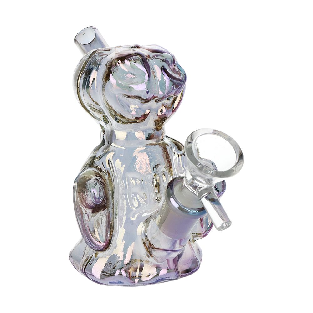 4CT Bundle - SeshGear Jack-O-Lantern Ghost Glass Bubbler - 4" / Assorted Colors