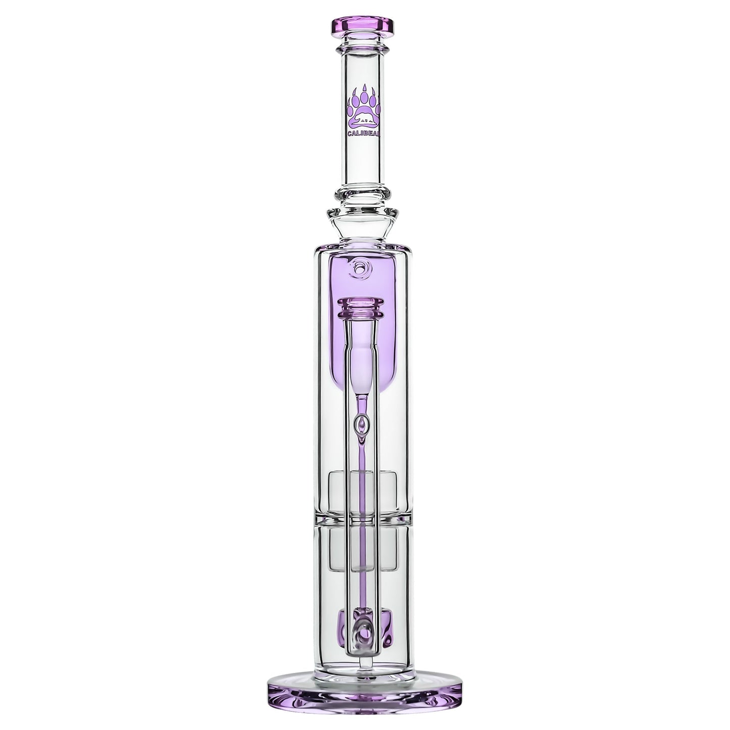 Calibear Pillar Flower Of Life Klein Bong