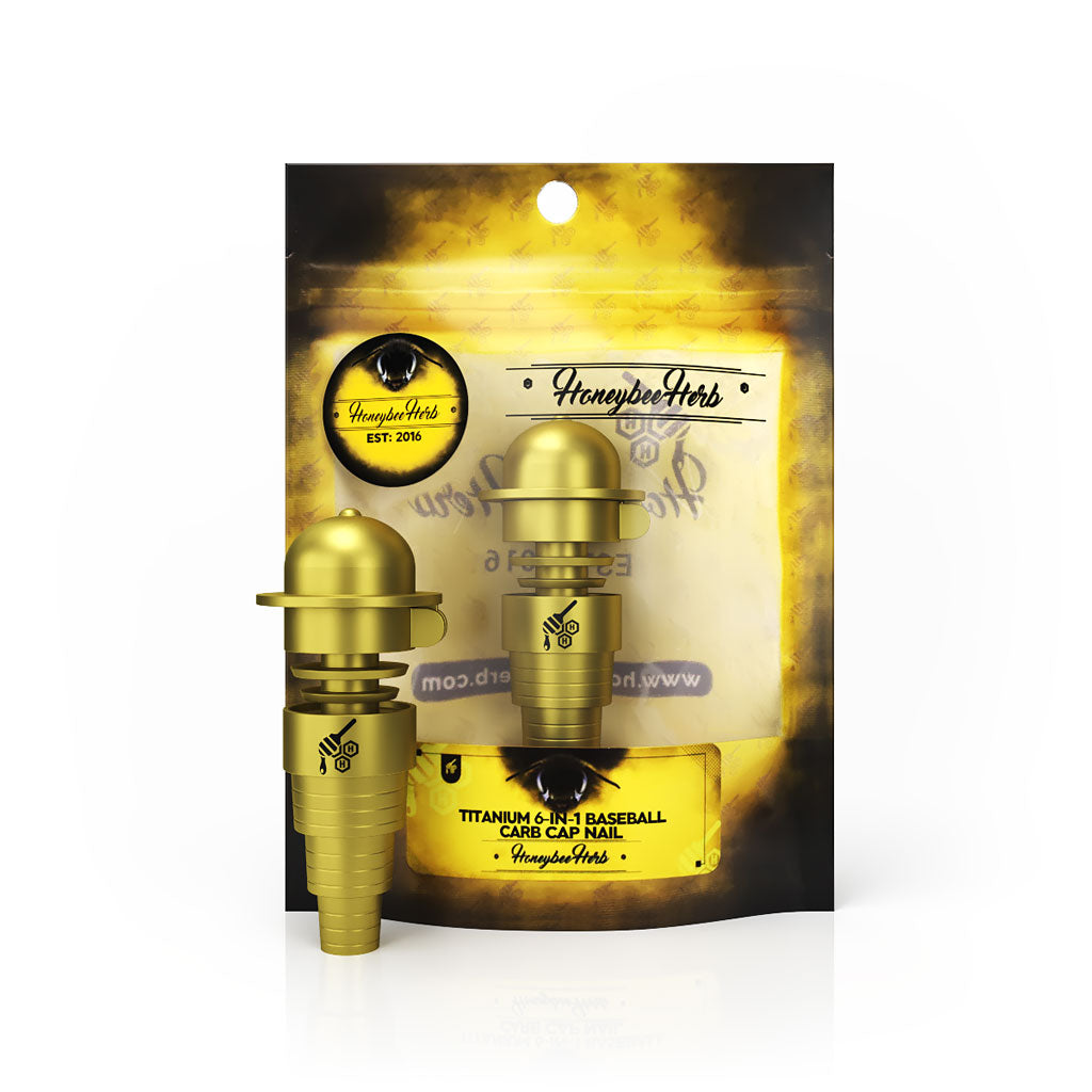 Titanium 6 In 1 Baseball Carb Cap Dab Nail