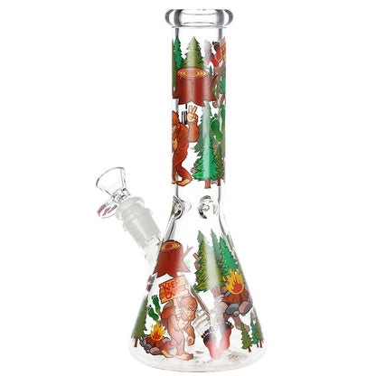 Pulsar Grumpy Bigfoot Beaker Glass Water Pipe - 10" / 14mm F