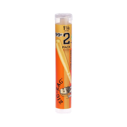 24CT Display - Zig Zag Pre-Priced Unbleached Cones - 1 1/4 / 2pc