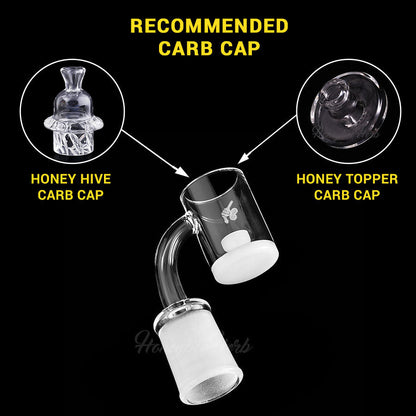 Honey & Milk Core Reactor Quartz Banger - 90° Degree | YL