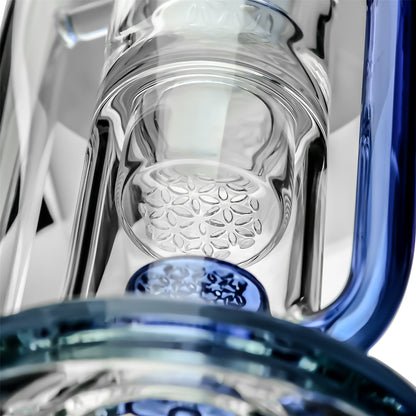 Calibear Pillar Flower Of Life Klein Bong