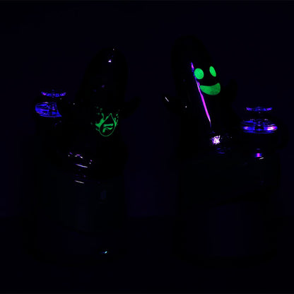 Pulsar Ghostly Glow Bubbler Attachment for Puffco Peak/Pro - 3.5"