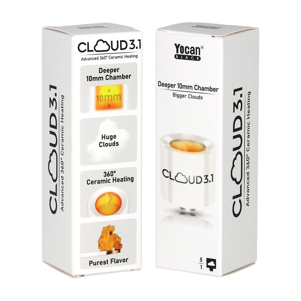 5CT Box - Yocan Black Cloud 3.1 Atomizer - Fully Ceramic