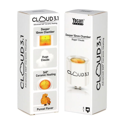 5CT Box - Yocan Black Cloud 3.1 Atomizer - Fully Ceramic