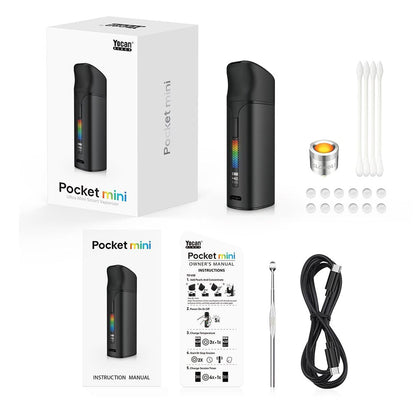 Yocan Black Pocket Mini Concentrate Vaporizer | 1300mAh