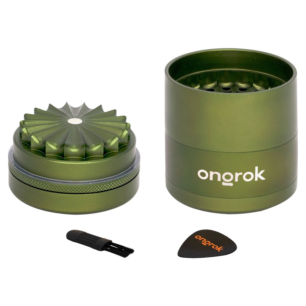 ONGROK Flower Petal Toothless Aluminum Storage Grinder | 5pc