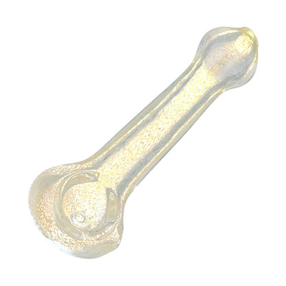 Sparkling Lemonade Crackle Glass Spoon Pipe - 4.75"