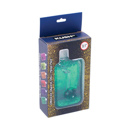 Liquid Glitter Square Hand Pipe