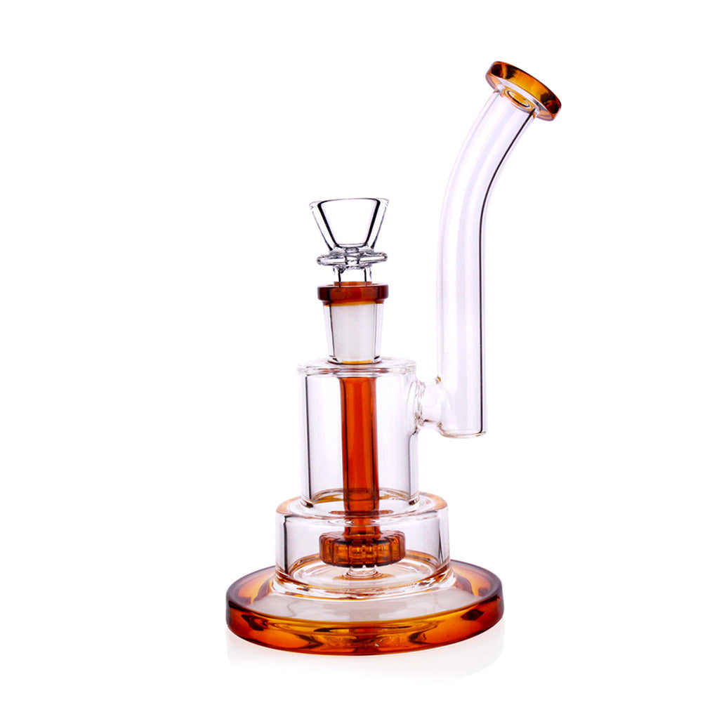 Stacked Chamber Showerhead Perc Bong