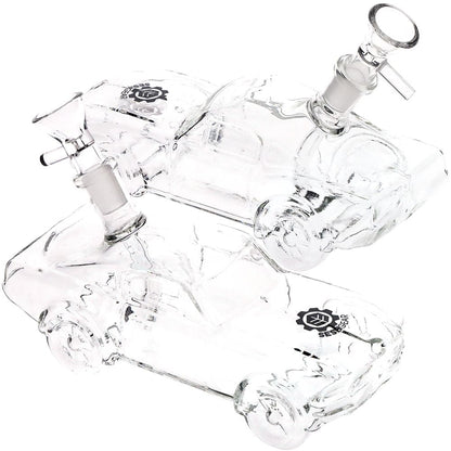 SeshGear Clear Car Glass Water Pipe - 6.75" / 14mm F 2ct