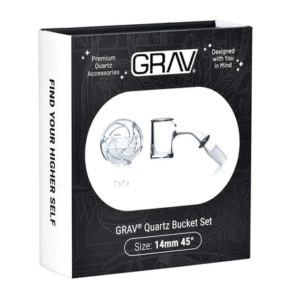 GRAV Seamless Quartz Banger Set | 4pc | 14mm M