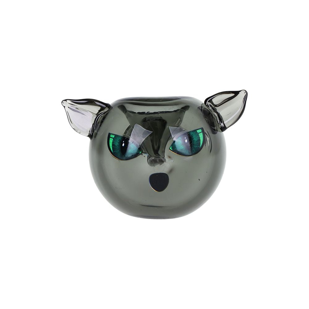 Pulsar Black Cat Glass Hand Pipe - 5" 3ct