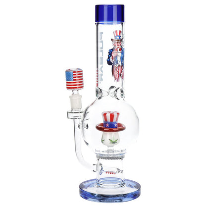 Pulsar USA Top Hat Bubble Base Glass Water Pipe - 13.25" / 14mm F