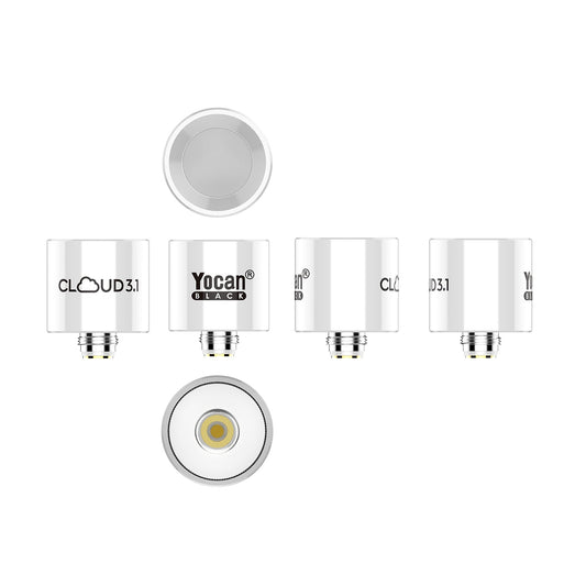 5CT Box - Yocan Black Cloud 3.1 Atomizer - Fully Ceramic