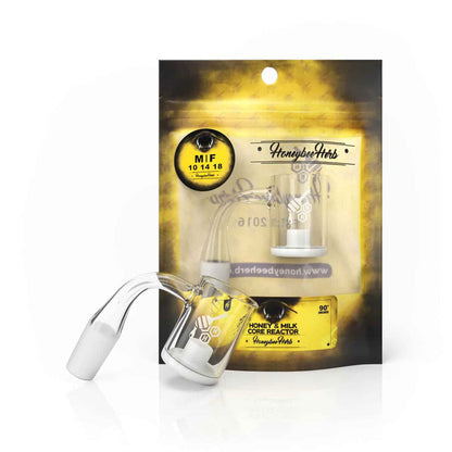 Honey & Milk Core Reactor Quartz Banger - 90° Degree | YL