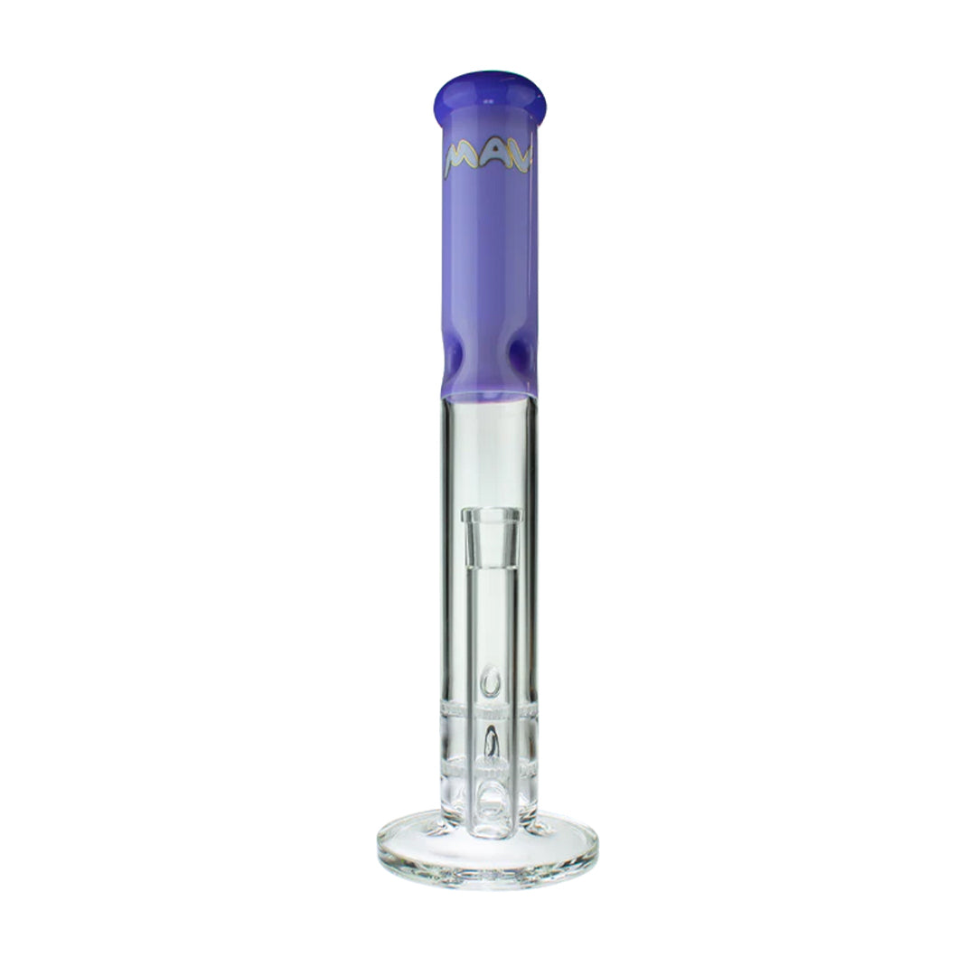 MAV 16" Double Honey Straight Glass Water Pipe