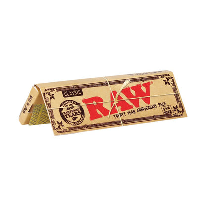 RAW Classic 20th Anniversary Rolling Papers - Classic / 50pc / 1 1/4 24ct