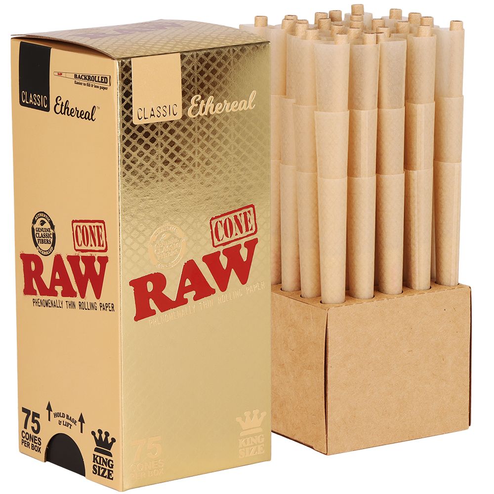 RAW Ethereal Cones | 75pc Box