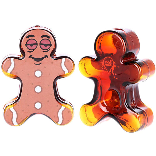 Pulsar Dazed and Delicious Ginger Bread Man Glass Hand Pipe - 4.75"