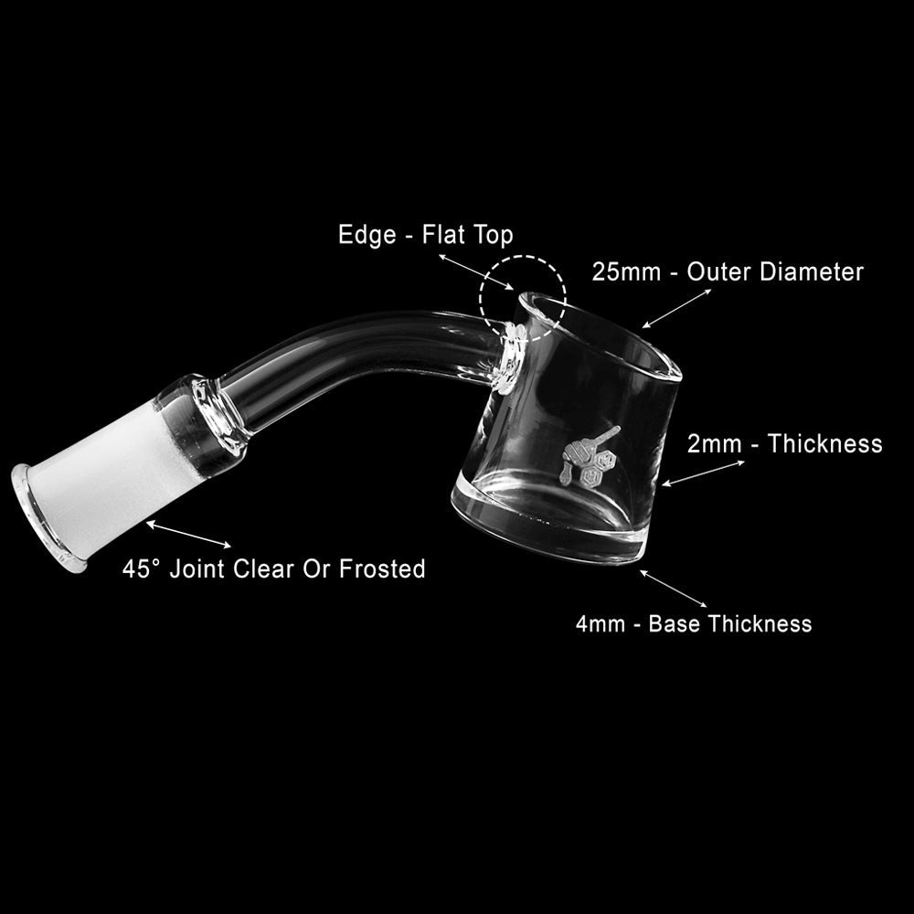 Fat Bottom Quartz Banger - 45° Degree | YL