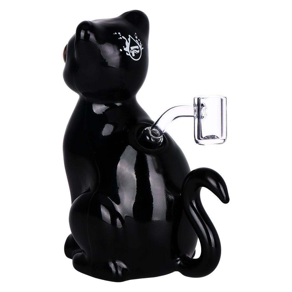 2CT Bundle - Pulsar Black Cat Glass Dab Rig - 6.25" / 14mm F