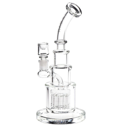 Pulsar 12 Arm Perc Chugger Glass Water Pipe - 10" / 14mm F