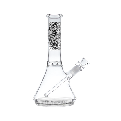 K. Haring Glass Beaker Water Pipe