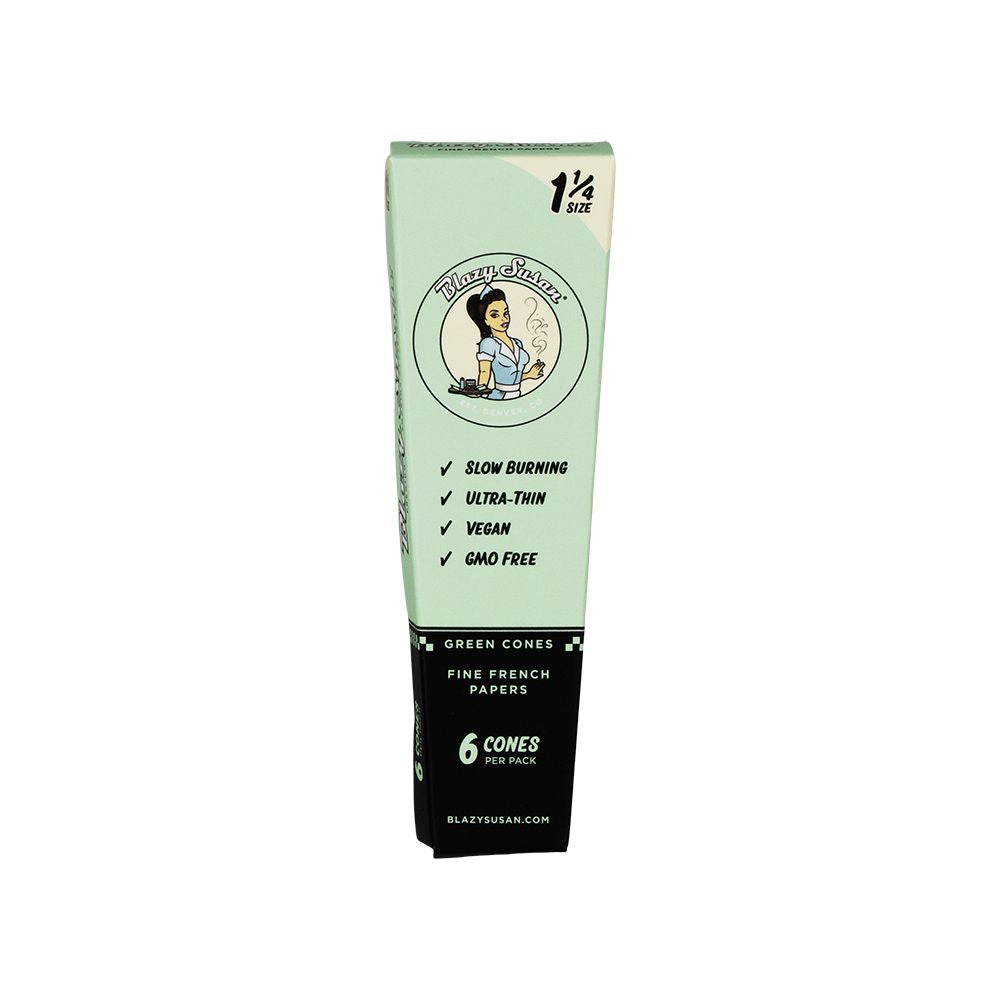 Blazy Susan Green Pre-Rolled Cones | 21ct Display