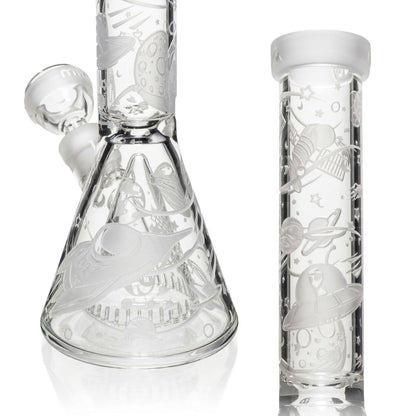 Space Odyssey in 3D Glass Water Pipe