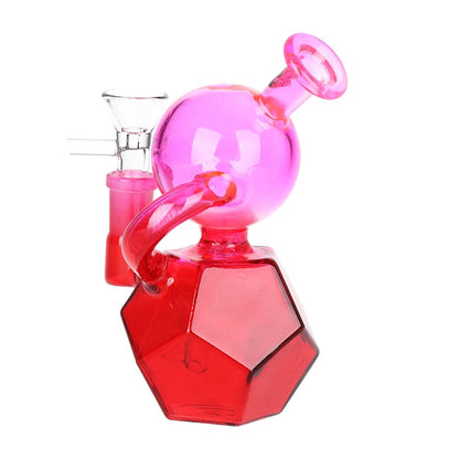 SeshGear Quantum Recycler Glass Water Pipe - 5.5" / 14mm F / Assorted Colors 3ct