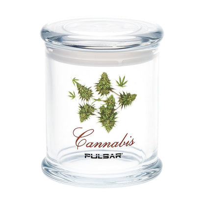 Pulsar Pop Top Glass Jar | Large | 4.5" x 3.9"