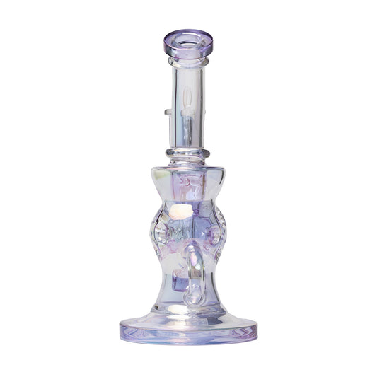 Human Grade 8.5" Swiss Incycler Glass Rig Recycler Water Pipe