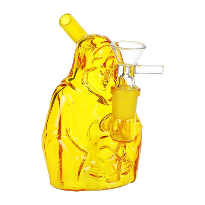 4CT Bundle - SeshGear Nocturnal Nightmare Glass Water Pipe - 4.5" / 14mm F / Assorted Colors