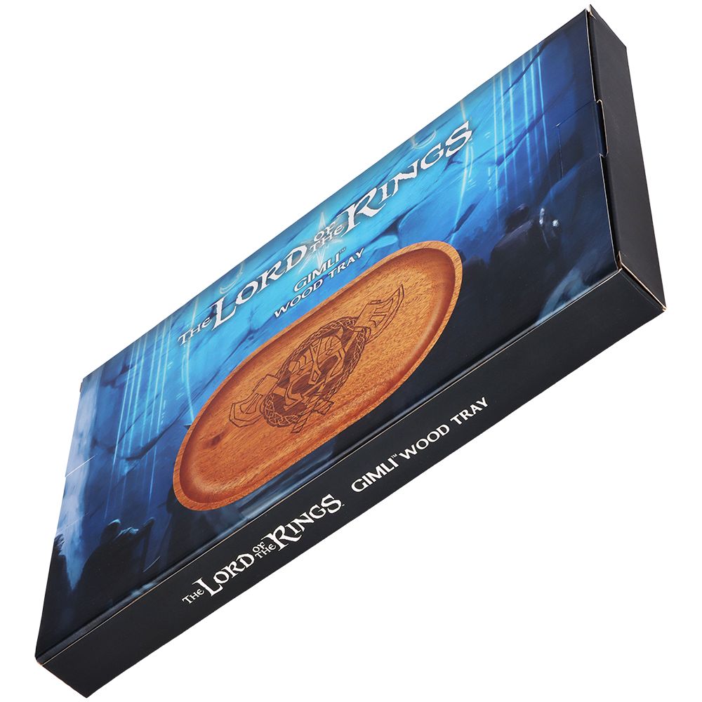 Pulsar Shire x LoTR Mahogany Wood Trays - Gimli / 10.8" x 6.9"