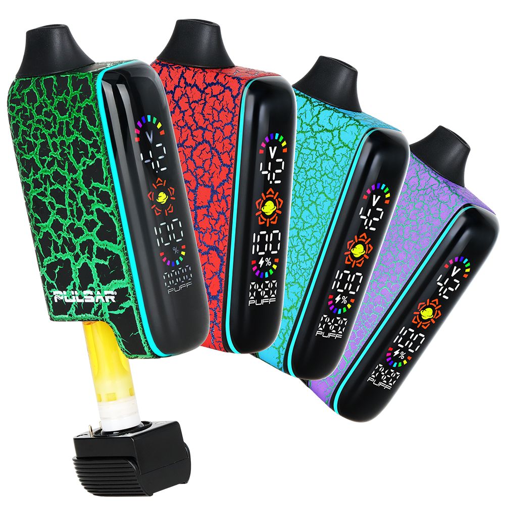 Pulsar 510 DL 5.0 Precision Voltage Control LCD Screen Vape Bar | Crackle Series | 1000mAh