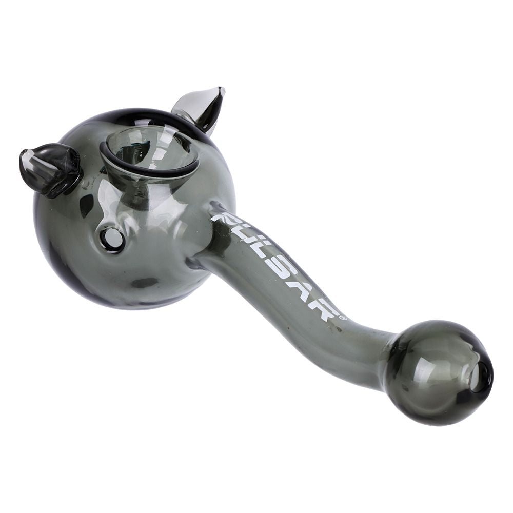 Pulsar Black Cat Glass Hand Pipe - 5" 3ct