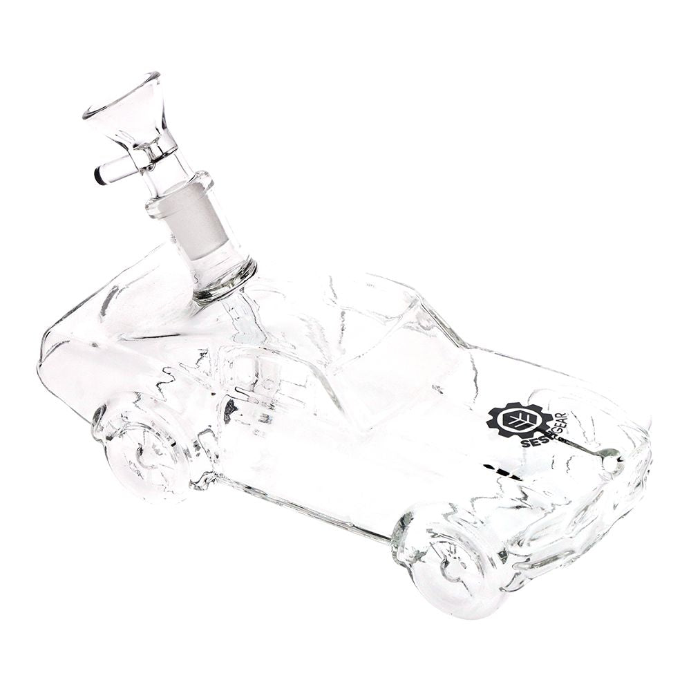 SeshGear Clear Car Glass Water Pipe - 6.75" / 14mm F 2ct